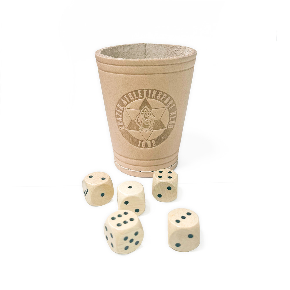 Würfelbecher "Logo"
