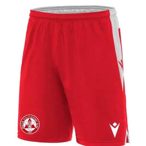 TEMPEL SHORTS RED/WHT